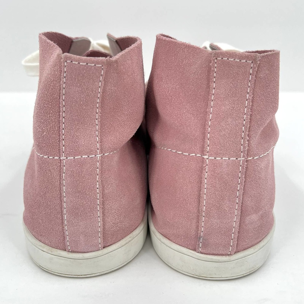 STEVE MADDEN Chester Suede Lace Up Chukka Ankle Bootie Pink 11 - Picture 3 of 10